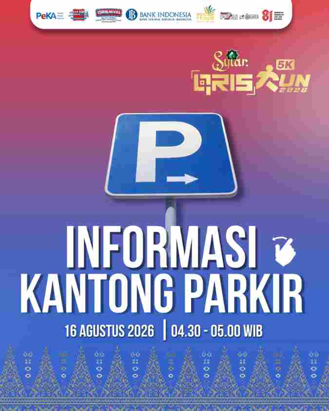 Denah Lahan Parkir Race Day 1